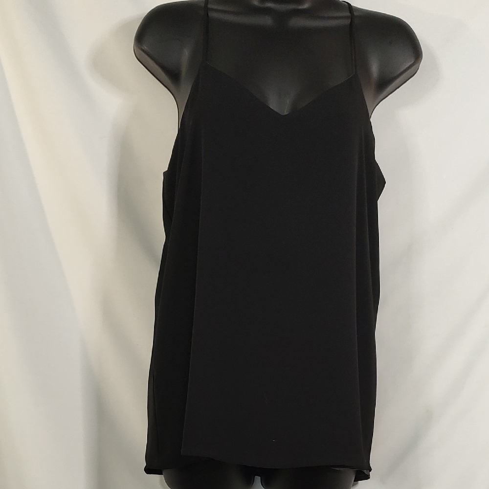 Express Black Asymmetrical Backless Camisole